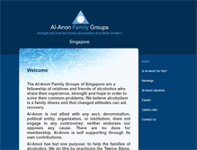 Tablet Screenshot of al-anonsingapore.org